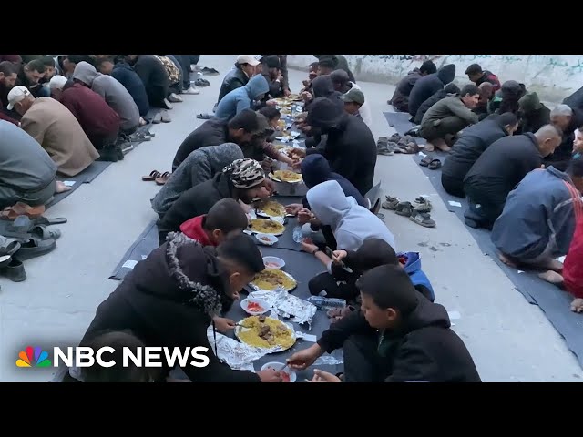 Gazans determined to ‘see joy’ as they celebrate Ramadan amid war