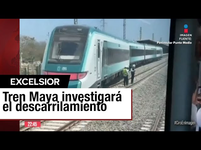 Tren Maya se descarrila en Yucatán; no hay heridos