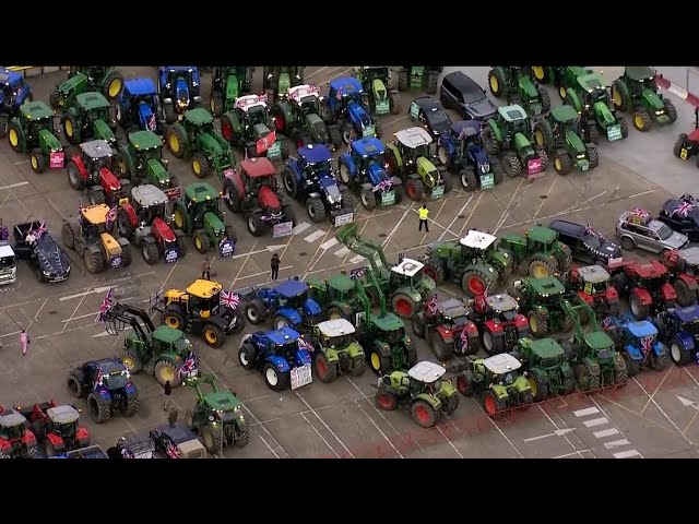 UK farmers in tractors head to parliament to protest rules they say threaten livelihoods