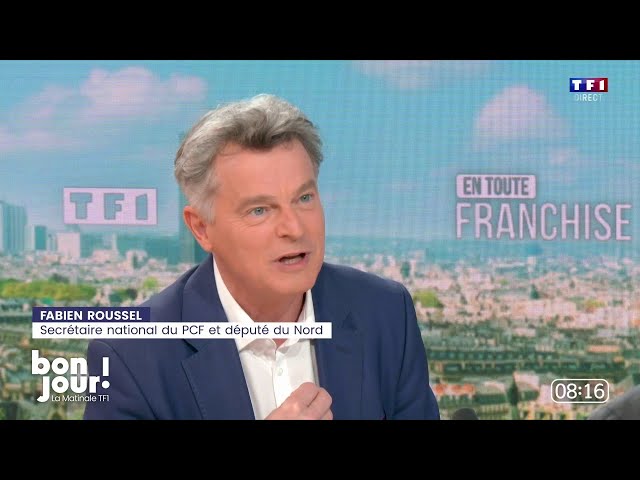 ⁣Fabien Roussel invité de Bonjour ! La Matinale TF1