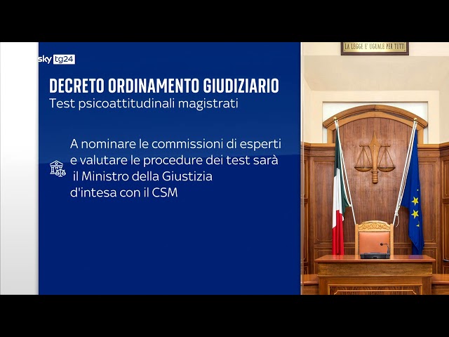 Test psicoattitudinali per magistrati in CDM, ecco cosa sono