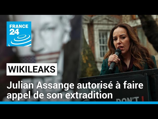 Julian Assange autorisé à faire appel de son extradition aux États-Unis • FRANCE 24