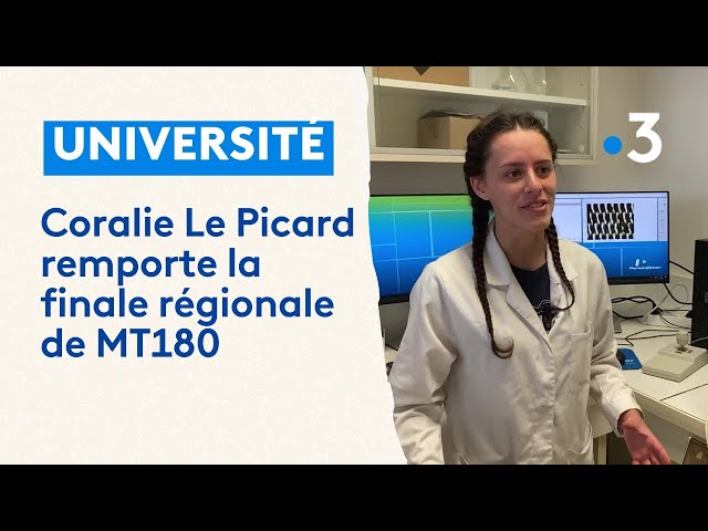 Coralie Le Picard, doctorante à La Rochelle, lauréate de Ma thèse en 180 secondes