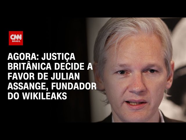 Agora: Justiça britânica decide a favor de Julian Assange, fundador do Wikileaks | CNN NOVO DIA