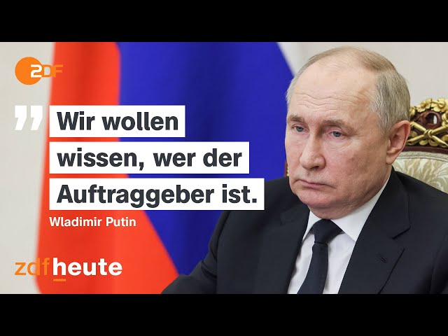 ⁣Putin macht erstmals "radikale Islamisten" für Terror-Anschlag verantwortlich | heute jour