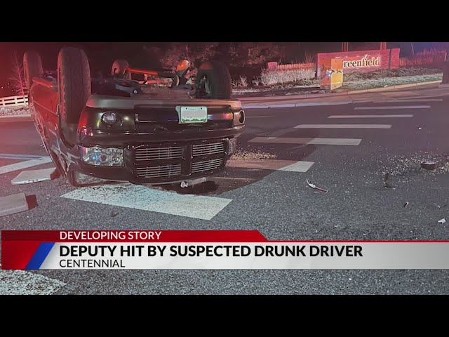 Arapahoe County deputy hit by alleged drunk driver