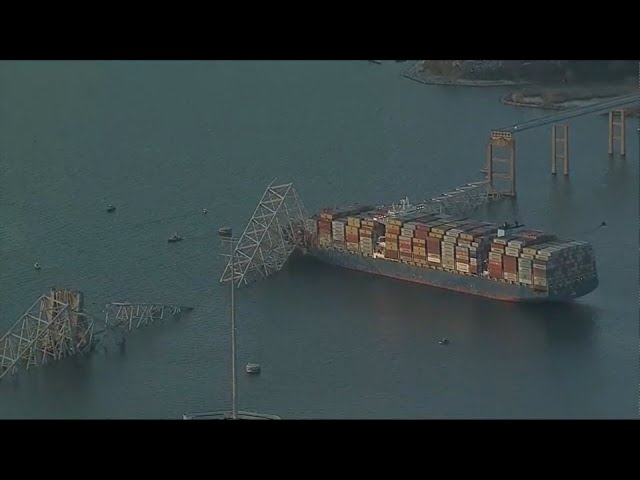 Cargo ship hits Baltimore bridge, triggering collapse