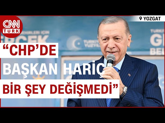 SON DAKİKA!  Cumhurbaşkanı Erdoğan Yozgat'ta: “Çırak Genel Başkan Fason Çıktı!” #Haber