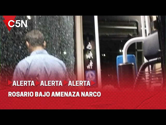 ⁣ROSARIO BAJO AMENAZA NARCO: "MUERTA A COLECTIVERO, CON NOSOTROS NO sE JODE"