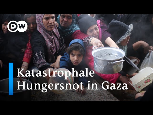 Mehr als eine Million Menschen im Gazastreifen von Hungersnot bedroht | DW Nachrichten