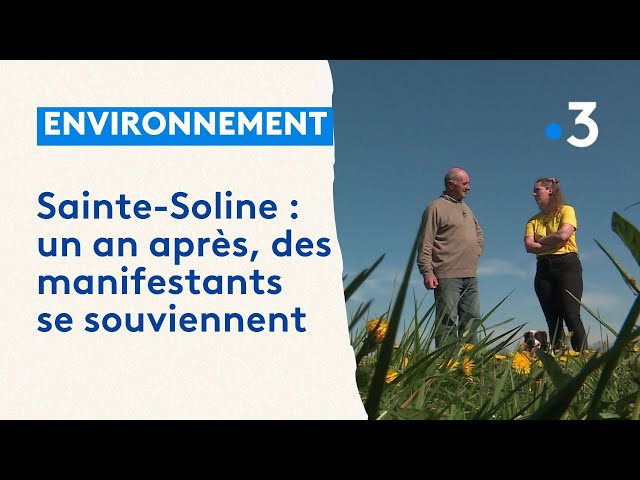 Sainte-Soline : un an après, des manifestants se souviennent