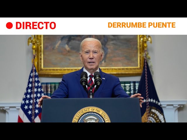 PUENTE BALTIMORE - BIDEN: "Esto ha sido un ACCIDENTE TERRIBLE, los RESCATES son la PRIORIDAD&qu