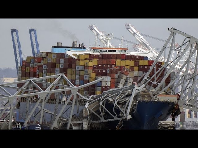 El barco que provocó el derrumbe del puente en Baltimore emitió una señal de socorro