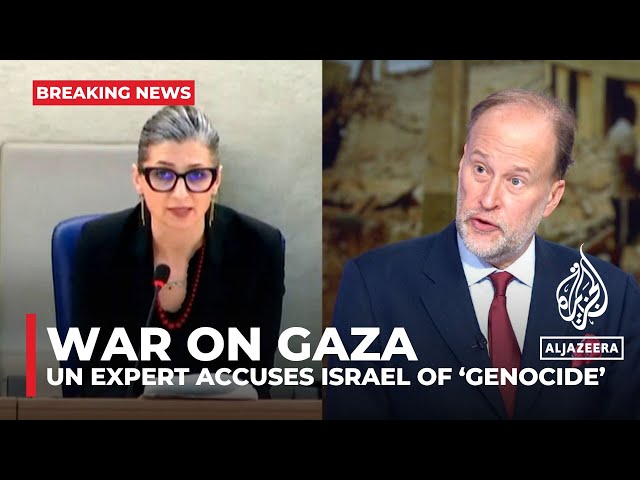 War on Gaza: UN special rapporteur accuses Israel of acts of ‘genocide’