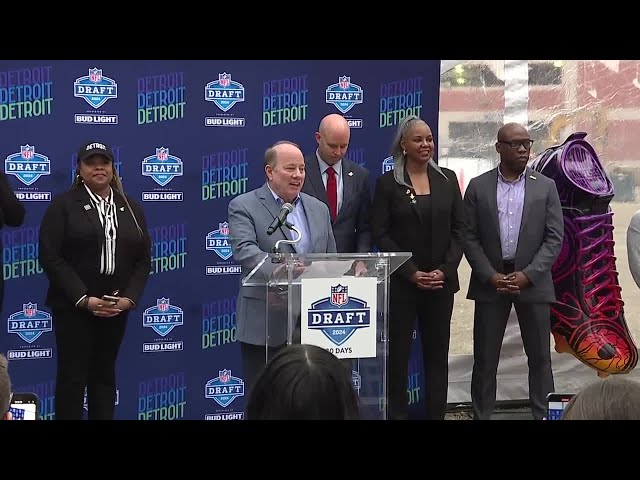 Officials provide update on NFL Draft in Detroit with 30 days out