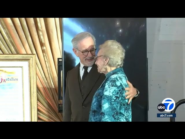 Steven Spielberg, USC honor Holocaust survivor who was on Schindler's List