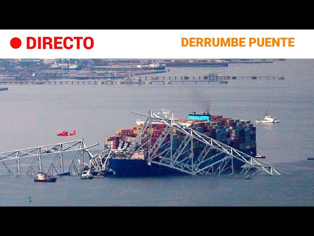 PUENTE BALTIMORE  EN DIRECTO: Sigue la BÚSQUEDA de DESAPARECIDOS tras el CHOQUE DE UN CARGUERO |