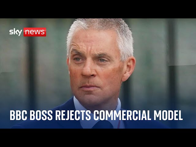 ⁣BBC boss Tim Davie rejects idea of commercial model