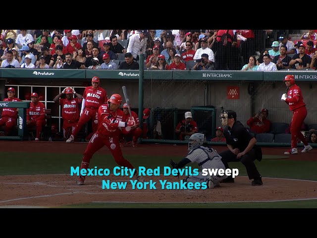 Mexico City Red Devils sweep New York Yankees