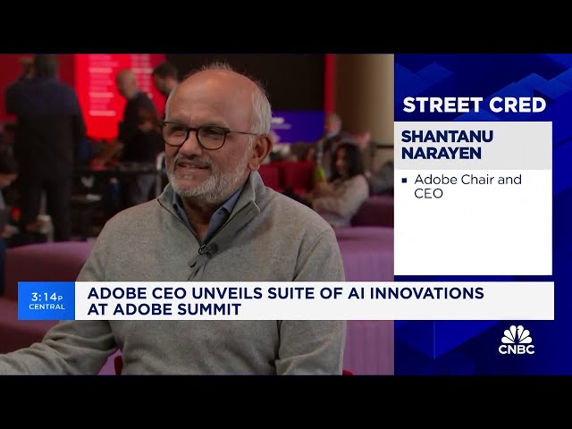 Adobe CEO on AI innovation, expanding AI strategy and revenue growth