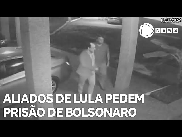 Aliados de Lula pedem prisão preventiva de Bolsonaro