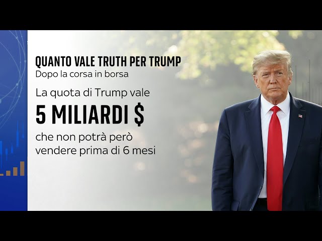 Truth, il social di Trump debutta a Wall Street