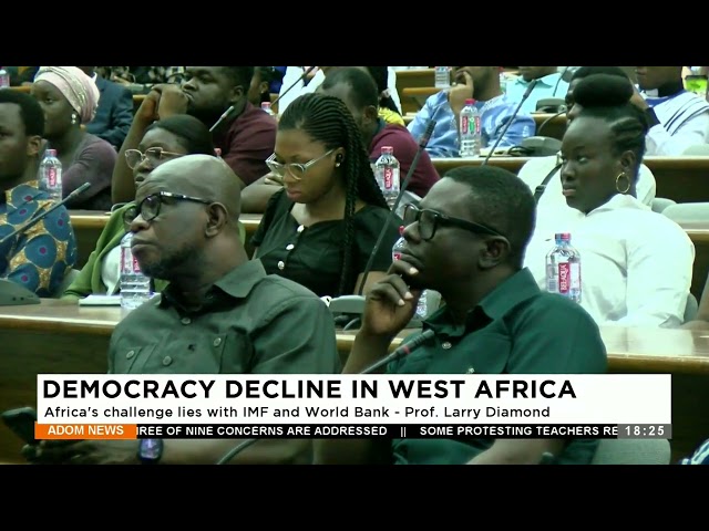 ⁣Democracy Decline in West Africa: Africa's challenge lies with IMF and World Bank - Prof. Larry