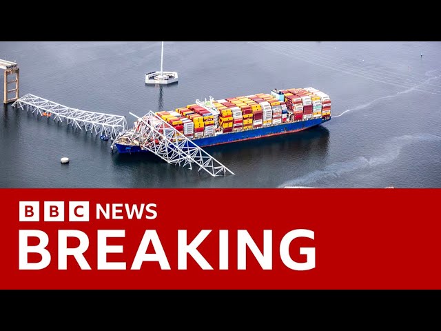 Baltimore Bridge crash: cargo ship suffered critical power failure | BBC News