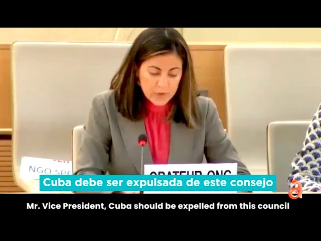 Rosa María Payá pide la expulsión de Cuba del  Consejo de Derechos Humanos