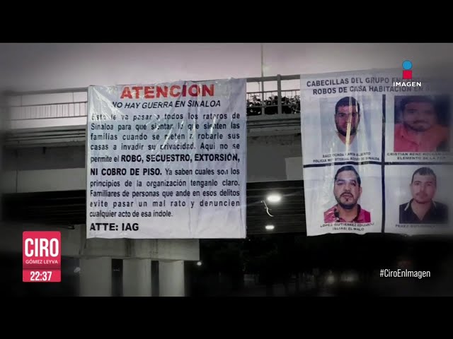 Aparecen narcomantas en Culiacán, Sinaloa, tras secuestro masivo | Ciro Gómez Leyva