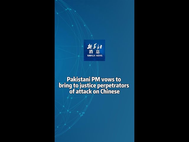 Xinhua News | Pakistani PM vows to bring to justice perpetrators of attack on Chinese