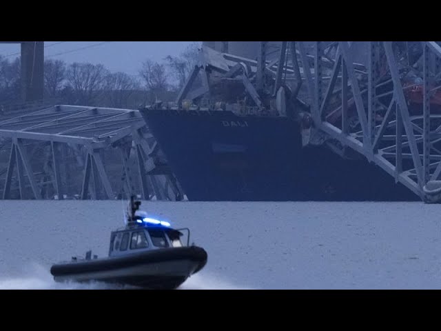 ⁣Pont effondré à Baltimore : les secours mettent fin aux recherches