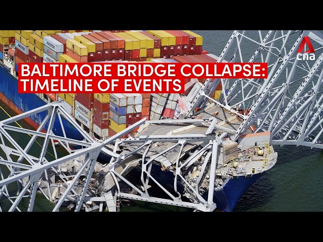 Baltimore bridge collapse timeline: What happened moments before the collision