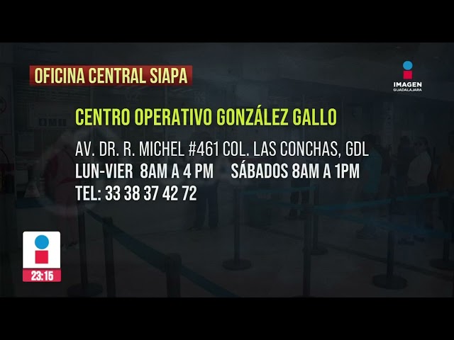 SIAPA ofrece descuentos del 100% al pagar en una sola exhibición | Rey Suárez