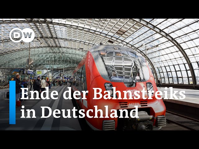 ⁣Nach langem Tarifstreit einigen sich Deutsche Bahn und die Lokführer-Gewerkschaft. | DW Nachrichten