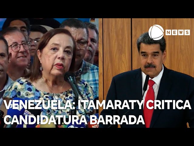 Governo diz estar preocupado com eleição na Venezuela após candidatura barrada