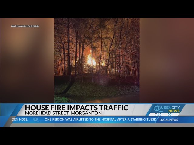 Morganton firefighters work on early morning fire despite interference