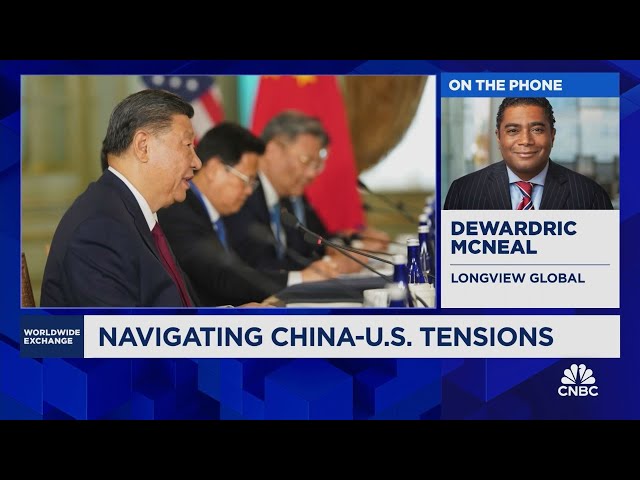 Diminishing returns from U.S.-China executive meetings, says Dewardric McNeal