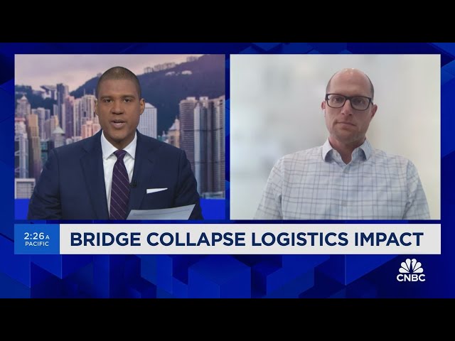 Baltimore bridge collapse will impact container traffic and vehicle imports, says Judah Levine