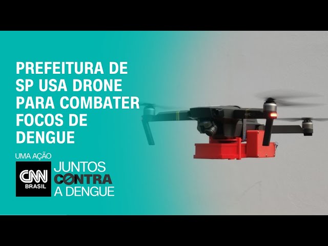 Prefeitura de SP usa drone para combater focos de dengue | CNN NOVO DIA