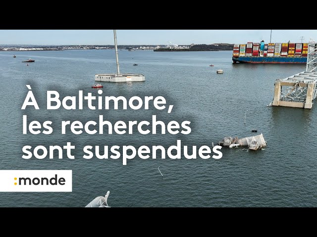 ⁣Effondrement d'un pont à Baltimore : les six personnes disparues sont présumées mortes