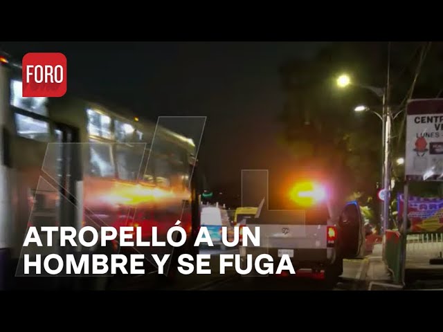 Camioneta atropella y mata a hombre en la calzada de Tlalpan, CDMX - Las Noticias