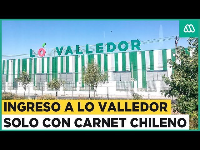 Solo con carnet chileno: Polémica medida de seguridad que se implementará en Lo Valledor