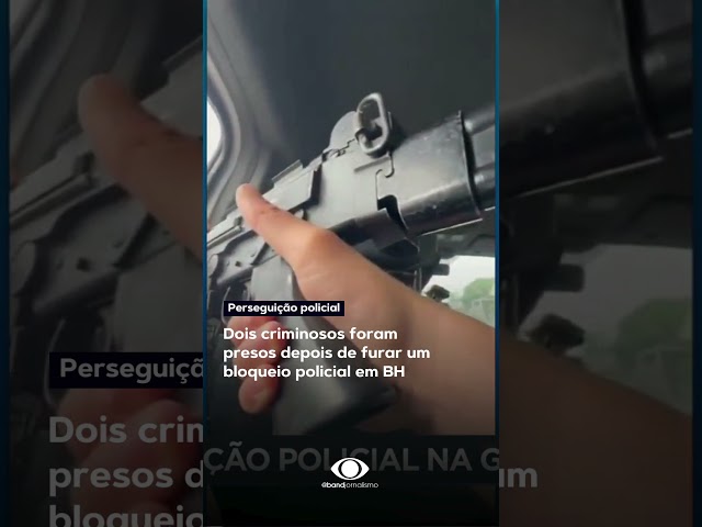 Perseguição policial acontece na Grande BH #shorts