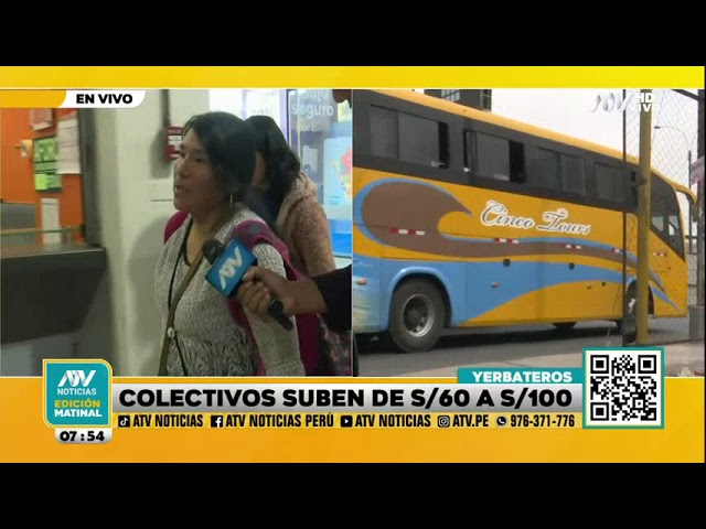 ⁣Pasajes de buses para viajar hacia el norte del país subieron por Semana Santa