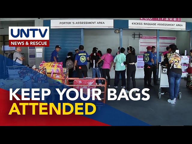 ⁣PPA reminds passengers to be vigilant with their belongings