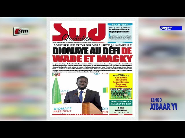 Revue de Presse du 27 Mars 2024 présenté par Mamadou Mouhamed Ndiaye