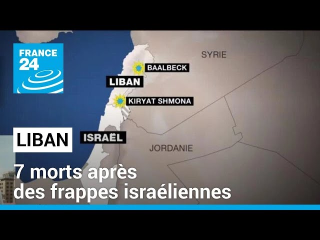 Liban : 7 morts après des frappes israéliennes • FRANCE 24