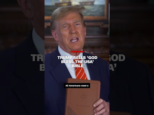 ⁣Trump sells 'God Bless the USA' Bible