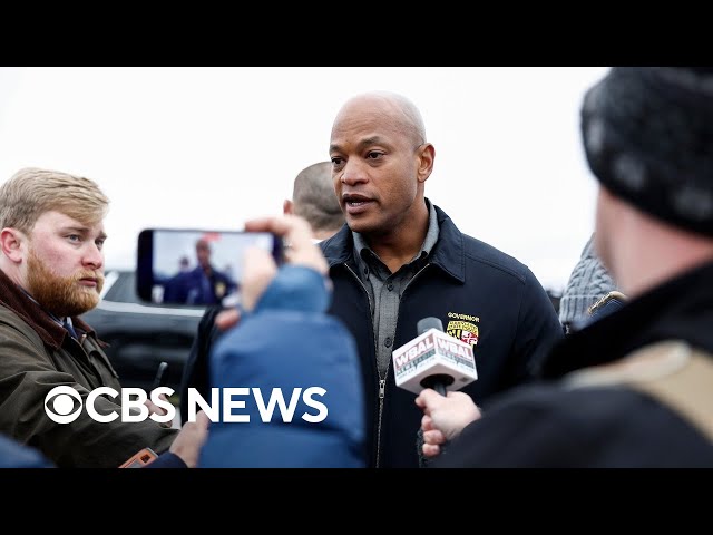 Gov. Wes Moore on Baltimore bridge collapse victims: "My heart is broken for them"